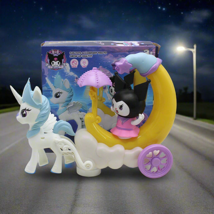 Unicorn Theme Kuromi Moon Carriage