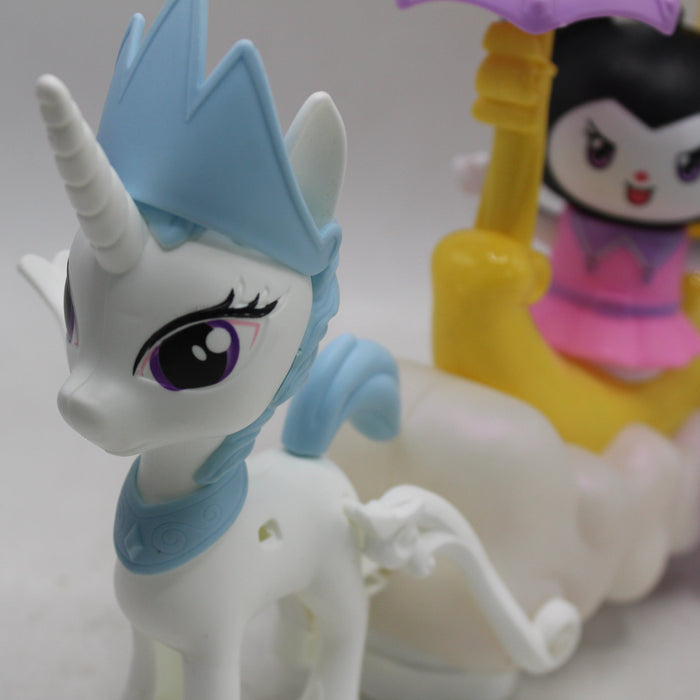 Unicorn Theme Kuromi Moon Carriage
