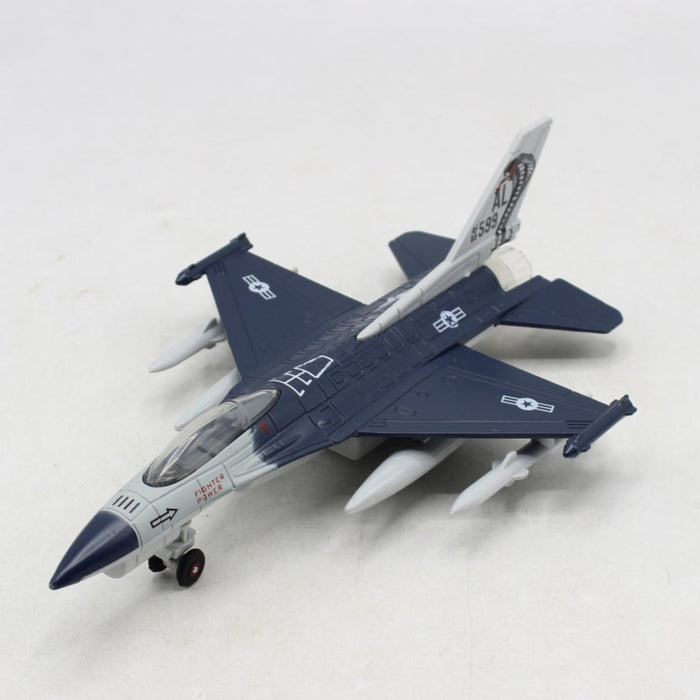 Diecast Fighter Airplane with Light & Sound