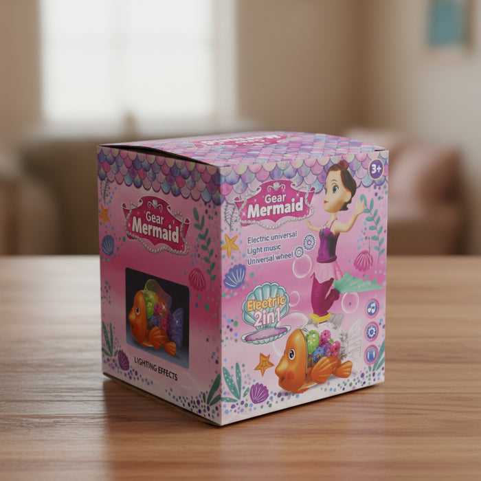 Electric 2 in 1 Gear Mermaid with Light & Sound