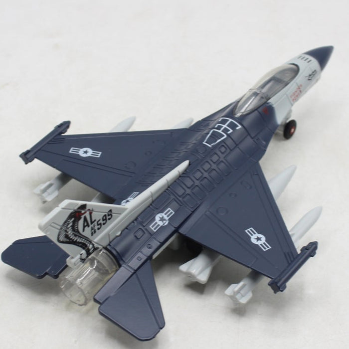 Diecast Fighter Airplane with Light & Sound