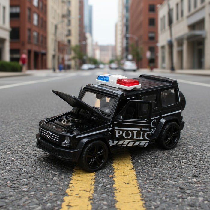 Diecast Police Jeep with Light & Sound