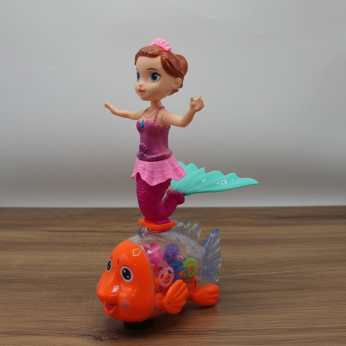Electric 2 in 1 Gear Mermaid with Light & Sound