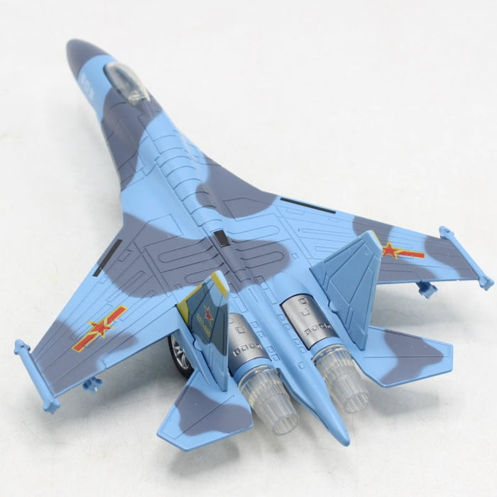 Diecast Fighter Airplane with Light & Sound