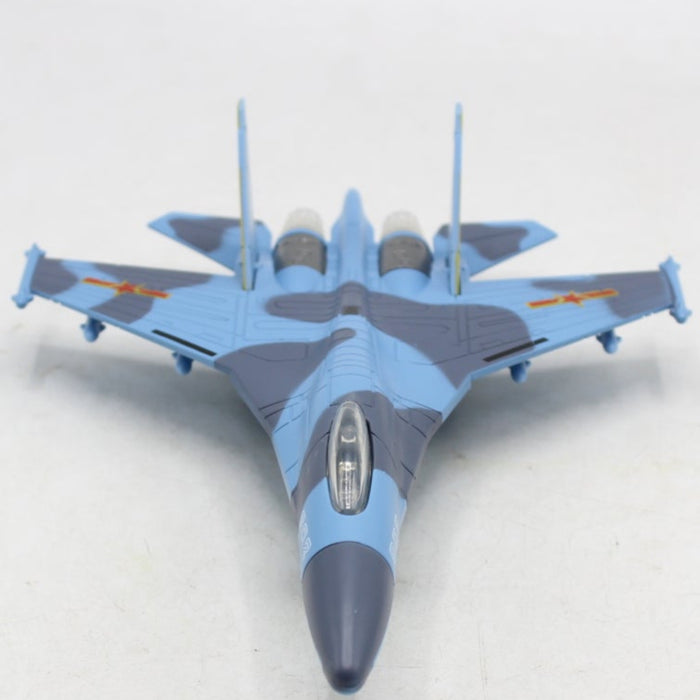 Diecast Fighter Airplane with Light & Sound