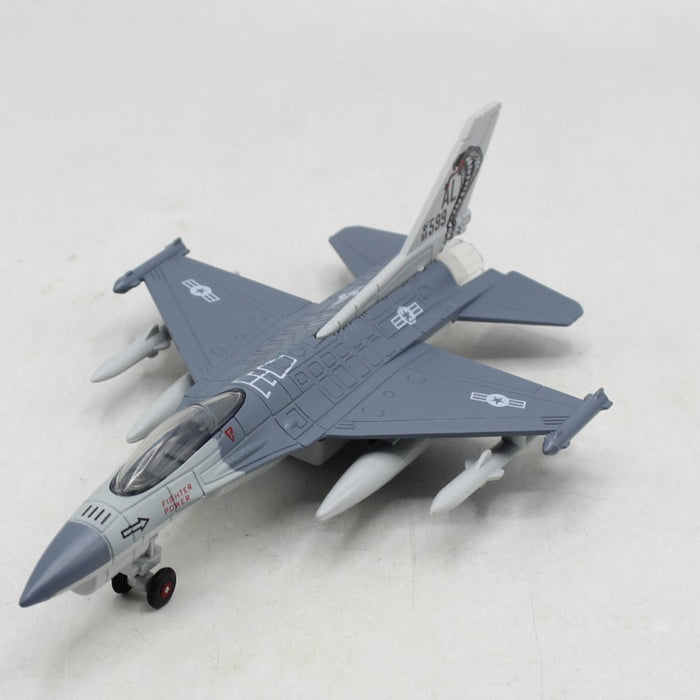 Diecast Fighter Airplane with Light & Sound