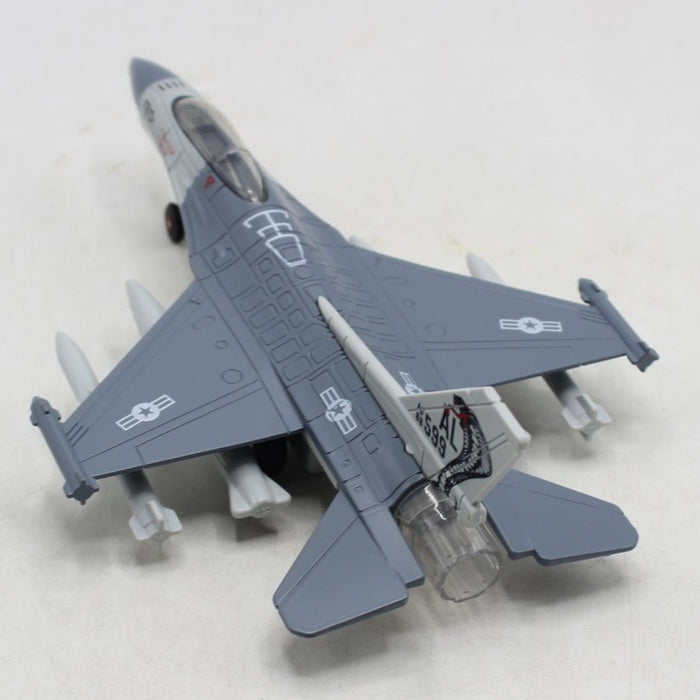 Diecast Fighter Airplane with Light & Sound