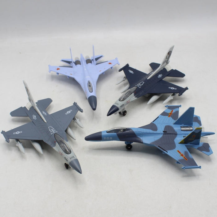 Diecast Fighter Airplane with Light & Sound