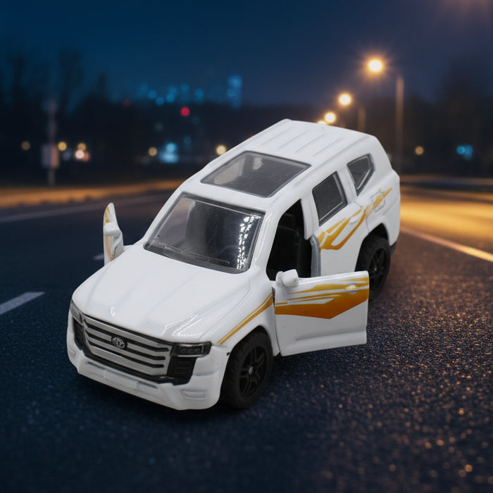 Diecast Land Cruiser Prado Car with Light & Sound