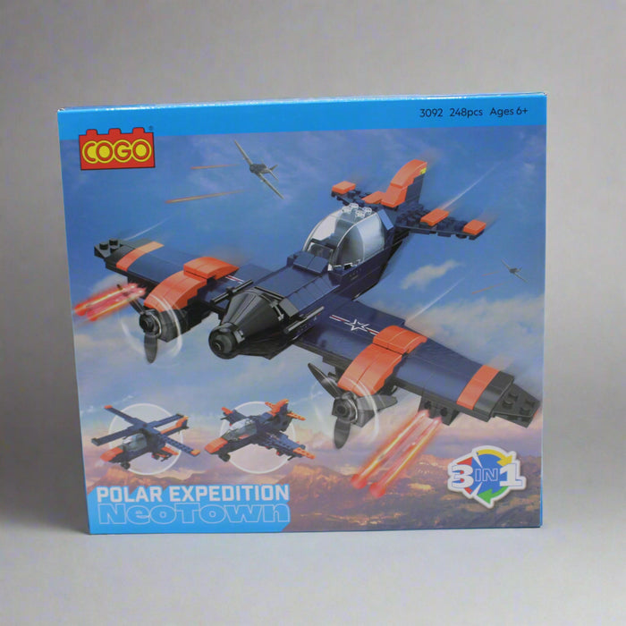 3 in 1  Polar Expedition Brick 248 Pieces