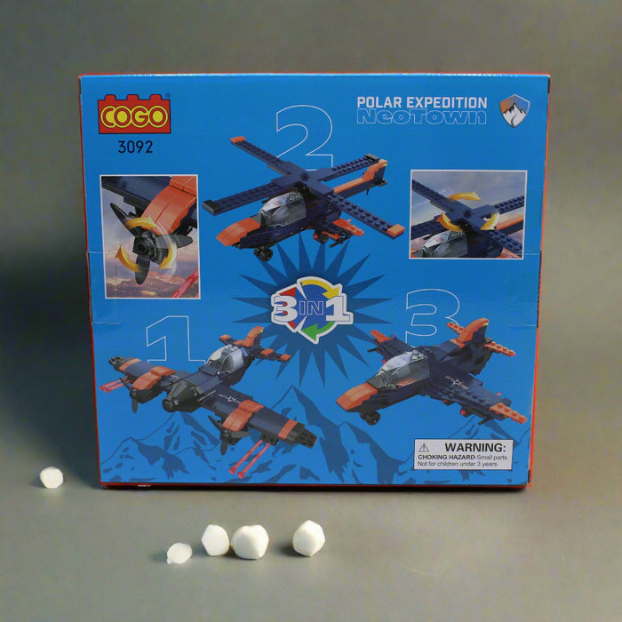 3 in 1  Polar Expedition Brick 248 Pieces