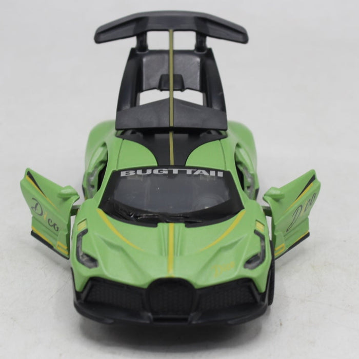 Diecast Bugatti Car with Light & Sound