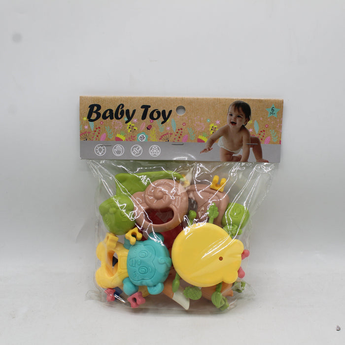 Animal Shapes Cute Baby Rattles