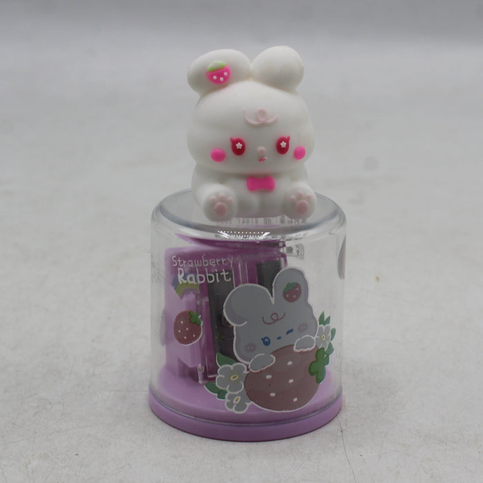 Rabbit Theme Double Hole Sharpener