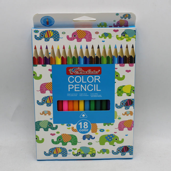 Elephant Theme Pencil Colors pack of 18