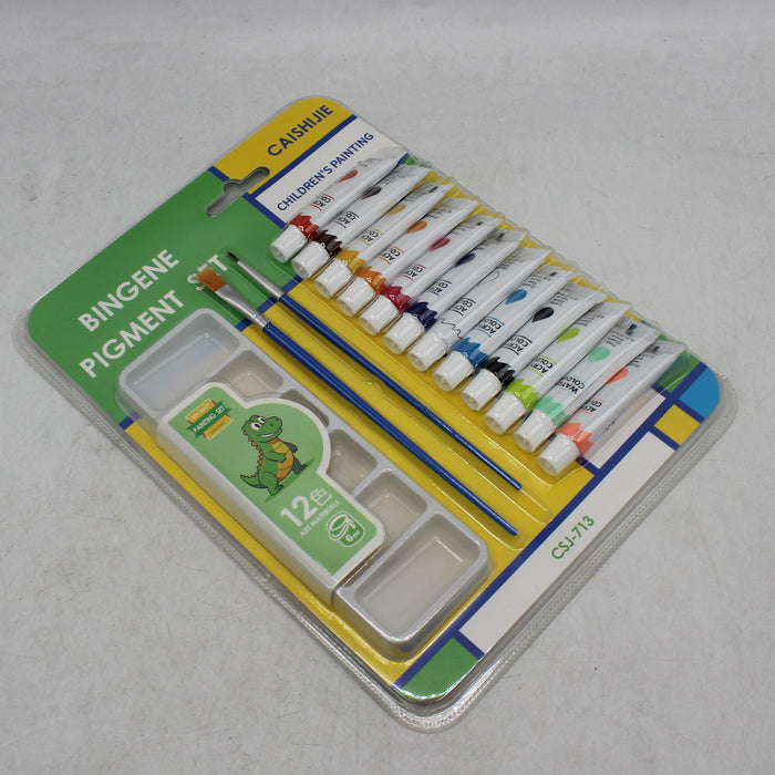 Dinosaur Theme 12 Shades Water Colors