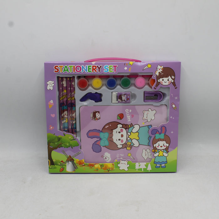 Happy Girl Theme Stationary Set