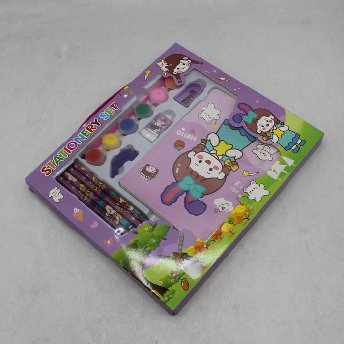 Happy Girl Theme Stationary Set