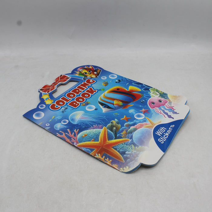 Sea Animals Theme Coloring Book