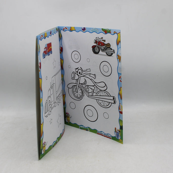 Kids Transport Coloring Book