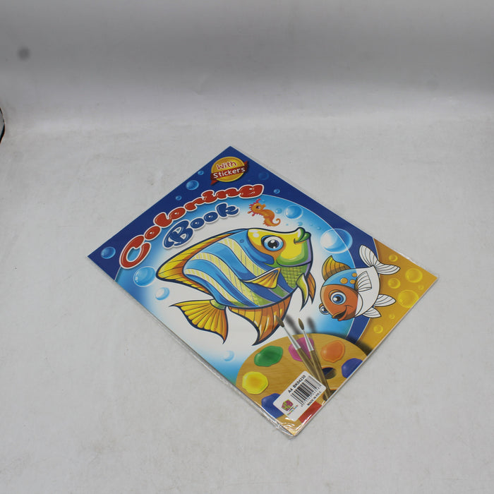Coloring Book with Stickers