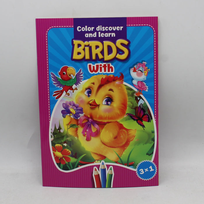 Birds Color Drawing Book