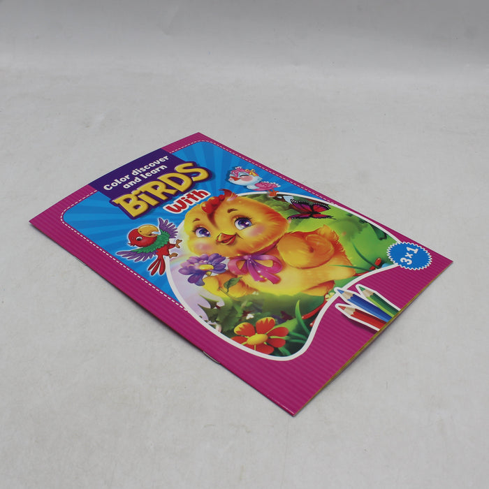 Birds Color Drawing Book