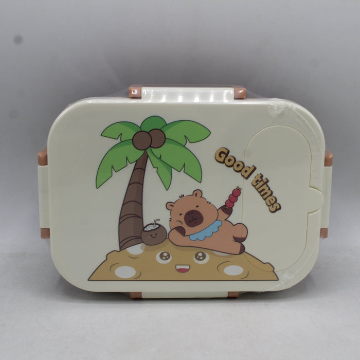 Bear Theme Good Time Lunch Box