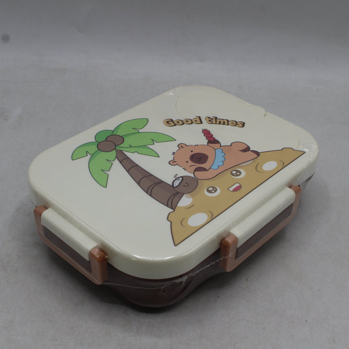 Bear Theme Good Time Lunch Box