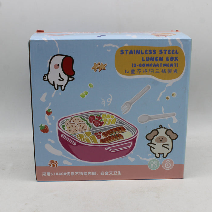 Cute Pets Theme Lunch Box