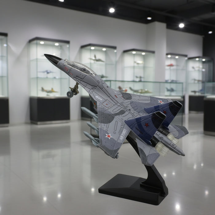 Diecast Force Fighter Plane with Stand