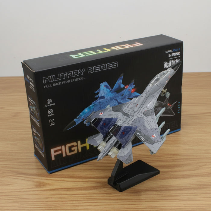 Diecast Force Fighter Plane with Stand