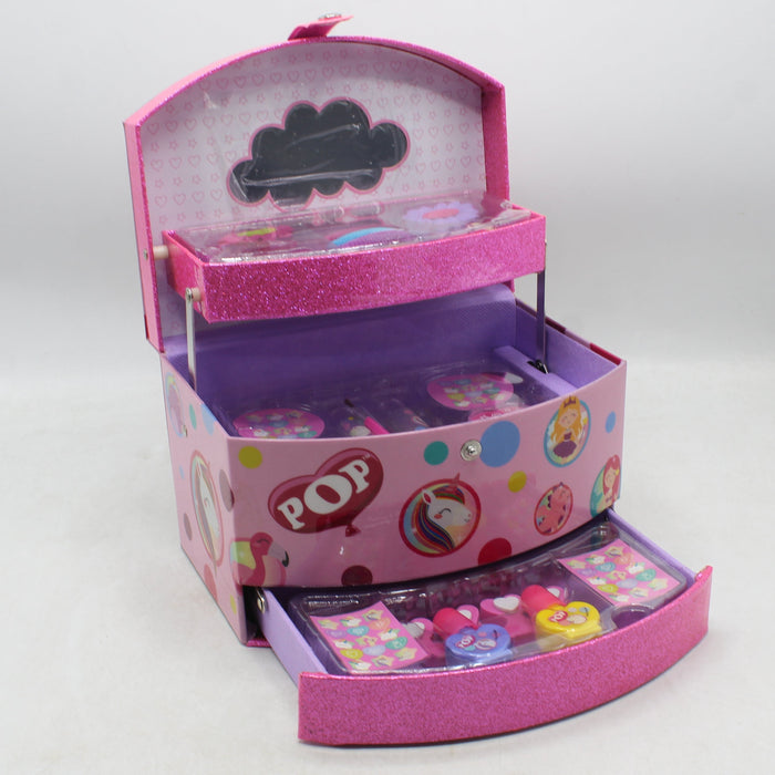 Pop Girl Makeup Kit with Three Layers