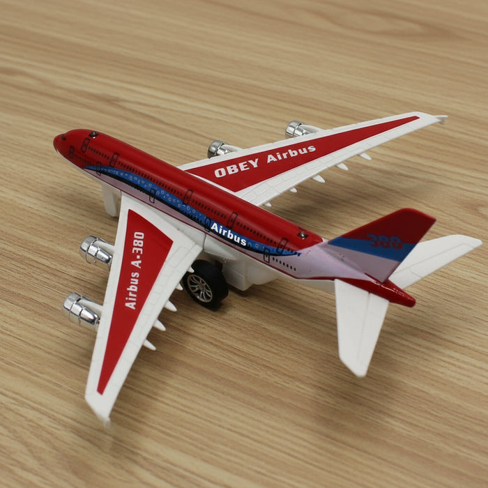 Diecast Airplane with Light & Sound
