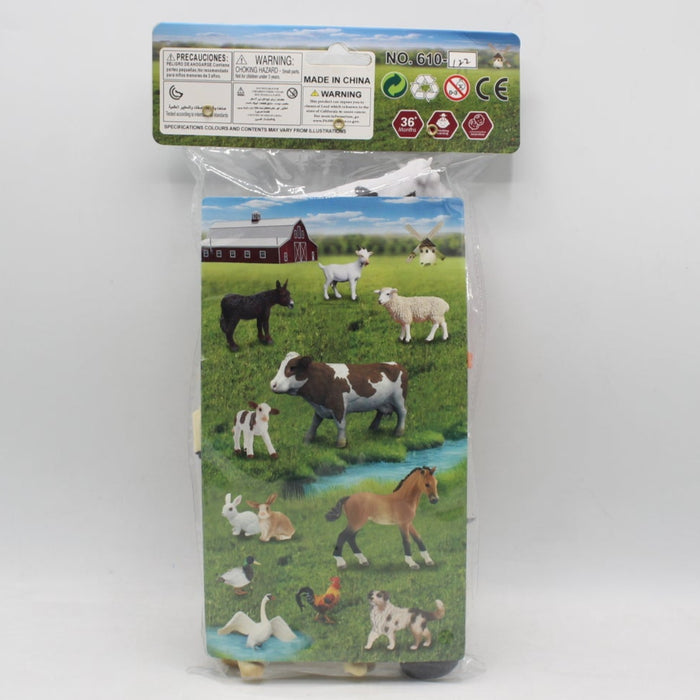 Cute Farm Animals Pack of 8