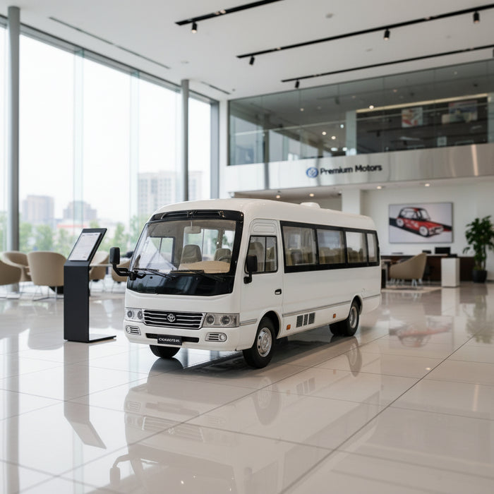 Diecast Toyota Coaster with Light & Sound