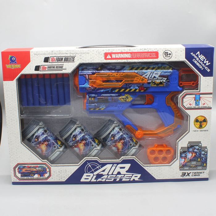 Air Blaster Shooting Gun with Target Cans