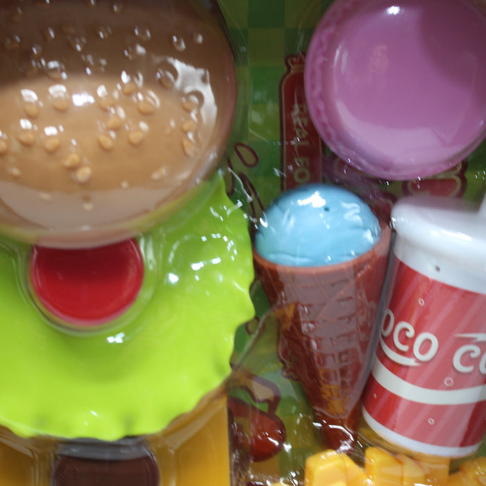 Mini 2 in 1 Fast Food + Refrigerator Set