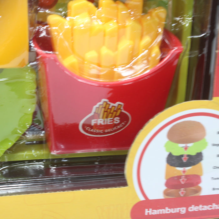 Mini 2 in 1 Fast Food + Refrigerator Set