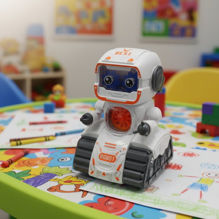 Rotating  Gear Inertia Robot