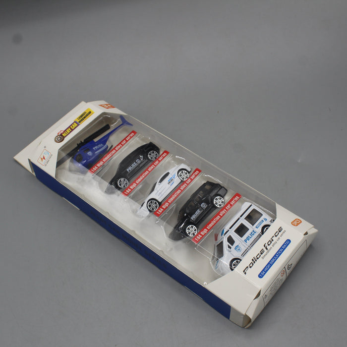 Diecast Police Force Vehicles Pack of 5