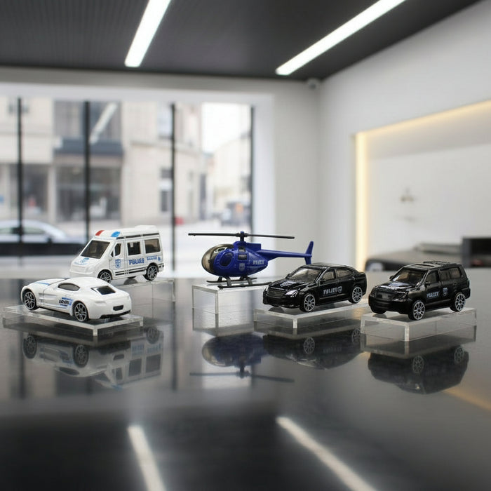 Diecast Police Force Vehicles Pack of 5