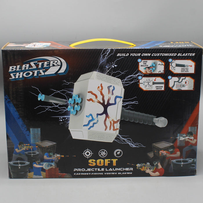Thor Hammer Soft Bullet Blaster Shots Launcher