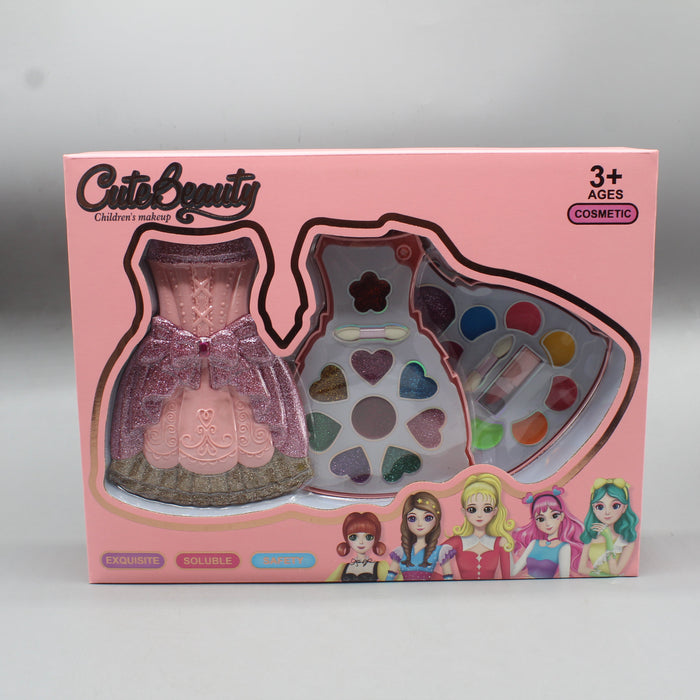 Fashion Frock Shape Glitter Makeup Kit