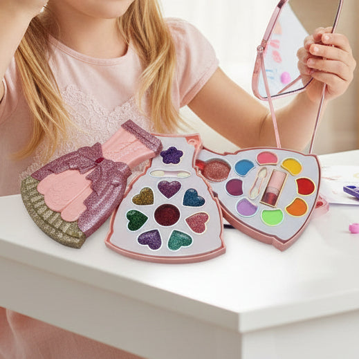 Fashion Frock Shape Glitter Makeup Kit