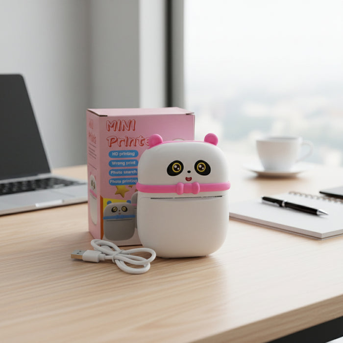 Mini Panda Face HD Printer