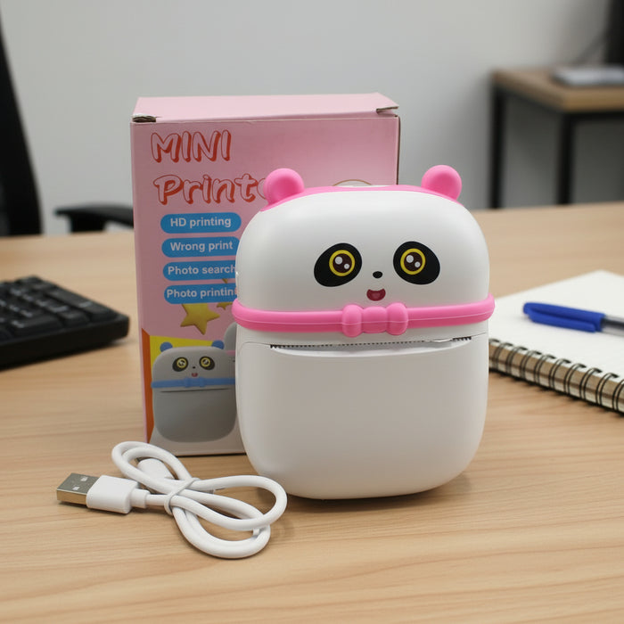 Mini Panda Face HD Printer
