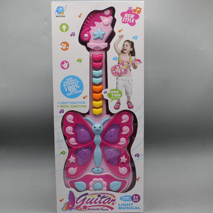 Butterfly Shape Guitar with Light & Sound