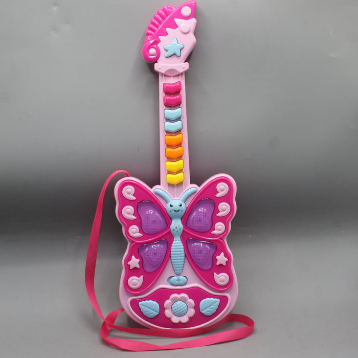 Butterfly Shape Guitar with Light & Sound