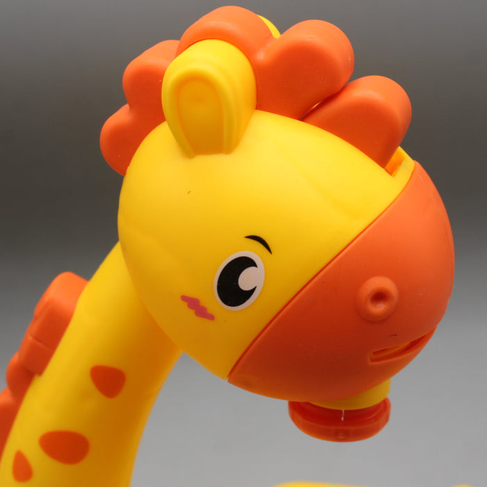 Giraffe Projection Painting with Lights